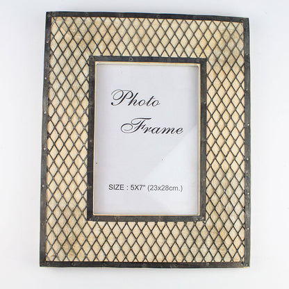 Cornice portafoto in metallo