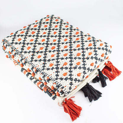 tappeto etnico cotone