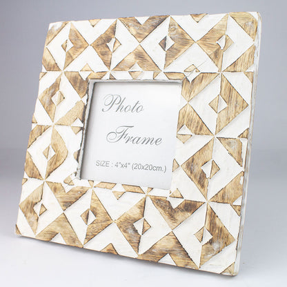 Cornice per foto in legno quadrata