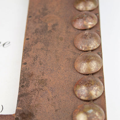 cornice portafoto in metallo