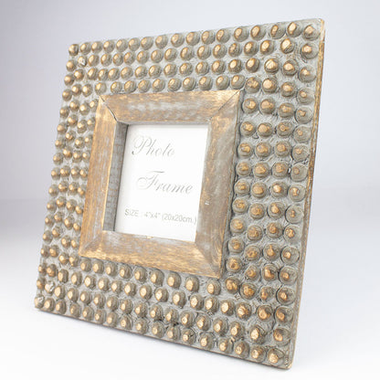 Cornice per foto in legno quadrata