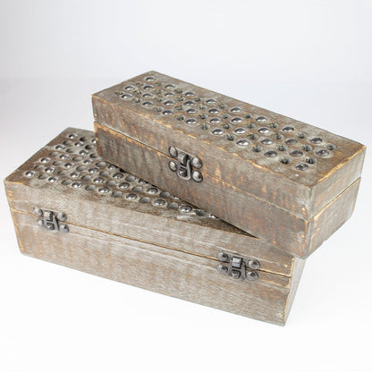 scatola portaoggetti con coperchio