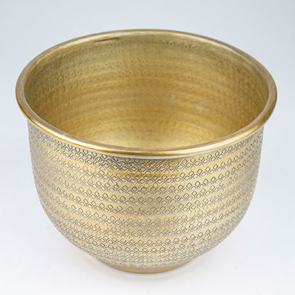 Vaso per piante color oro