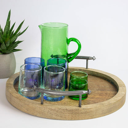 bicchieri vetro colorato