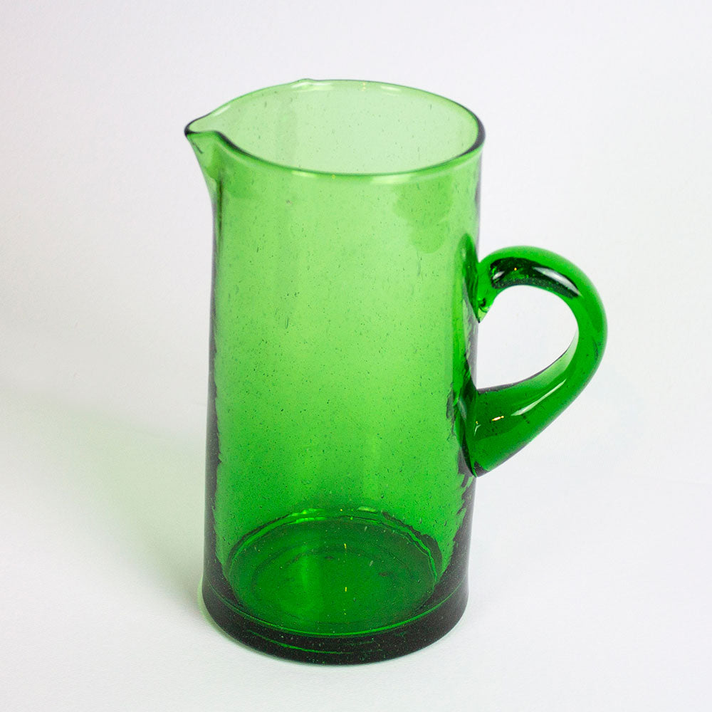 caraffa vetro verde
